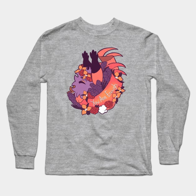 Enough Long Sleeve T-Shirt by DustbunnyStudios